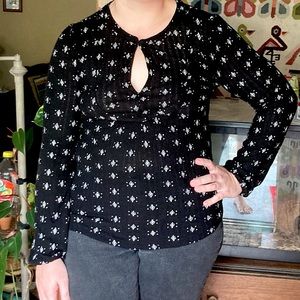 Lucky Brand Black Blouse